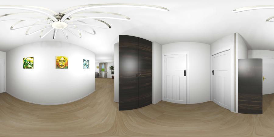 Wirtualny spacer po mieszkaniu dla dewelopera
